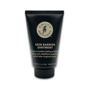 Salty Britches Skin Barrier Ointment tube, anti chafing balm.
